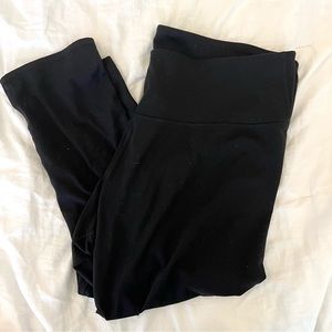 Old Navy Active Elevate Go Dry Cropped Black Leggings Size XXL